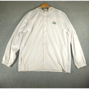 NFL Super Bowl LIV Miami Wind Breaker Staff Jacket Men's Size XL White